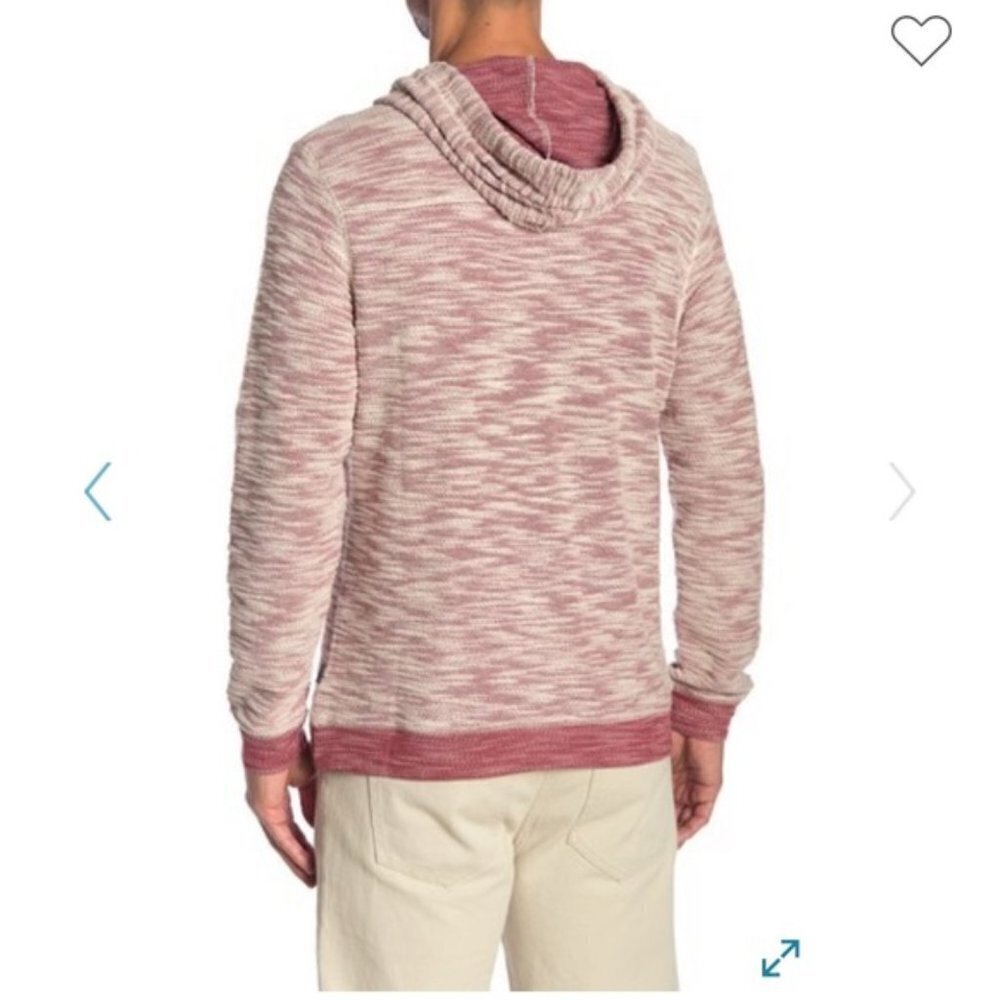 Union Men's Henley Hoodie Sweatshirt - Picture 2 of 8